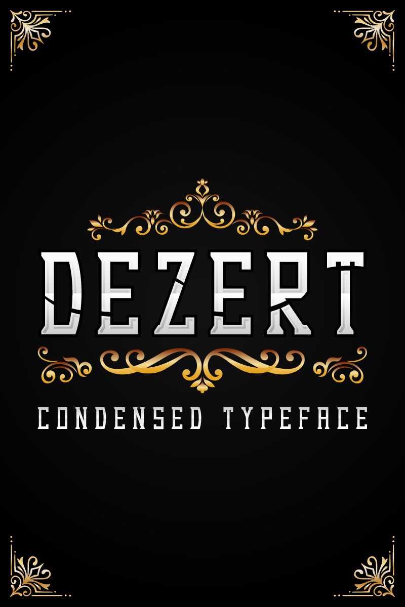 Dezert Druh písma