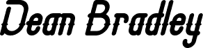 Dean Bradley Demo Italic