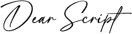Dear Script fonte