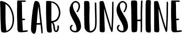 Dear Sunshine