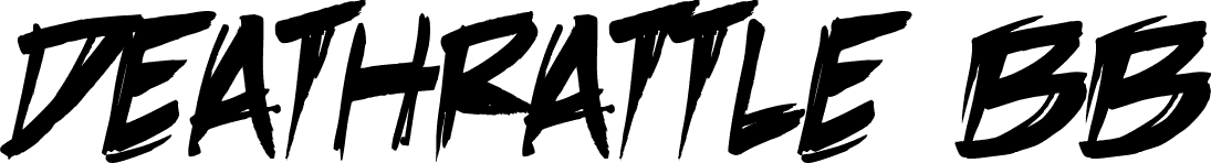 DeathRattle BB font