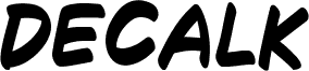 Decalk Bold Italic