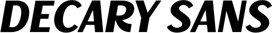 Decary Sans BoldIt PERSONAL USE Regular