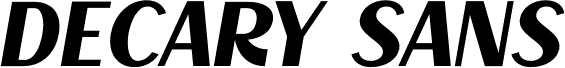 Decary Sans It PERSONAL USE Regular