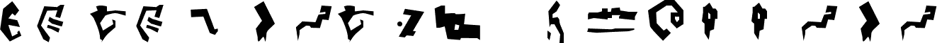 Preview of the Decepticon Graffiti font