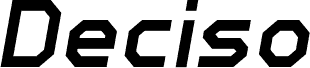 Deciso Bold Italic