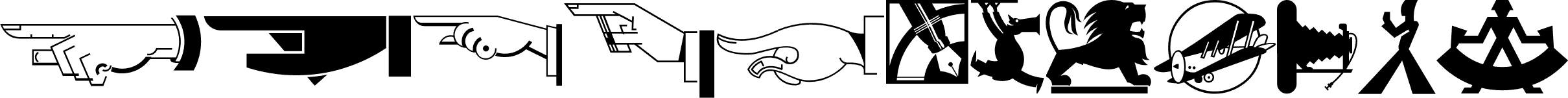 DecoDingbats1 font