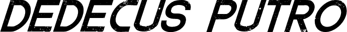 Dedecus Putro Italic