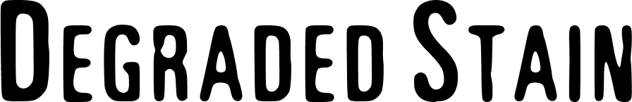 Degraded Stain Regular Font