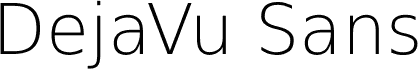 DejaVu Sans ExtraLight