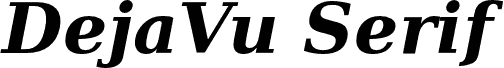DejaVu Serif Bold Italic
