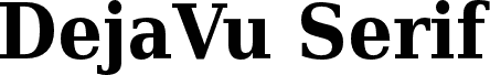 DejaVu Serif Condensed Bold