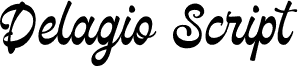 Delagio Script PERSONAL USE Regular