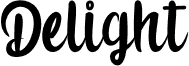 Попередній перегляд шрифту Delight