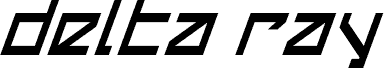 Delta Ray Condensed Italic
