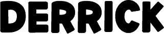 DERRICK 字体