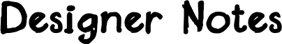 Designer Notes Bold