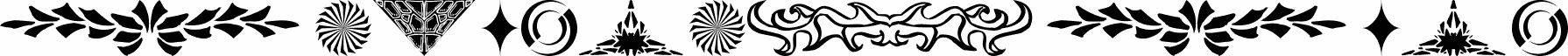 Preview of the DesignerDing font