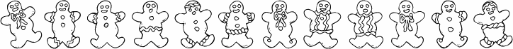 Destiny's Gingerbread Dings