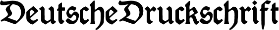 DeutscheDruckschrift
