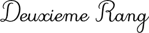 DeuxiemeRang-Italic
