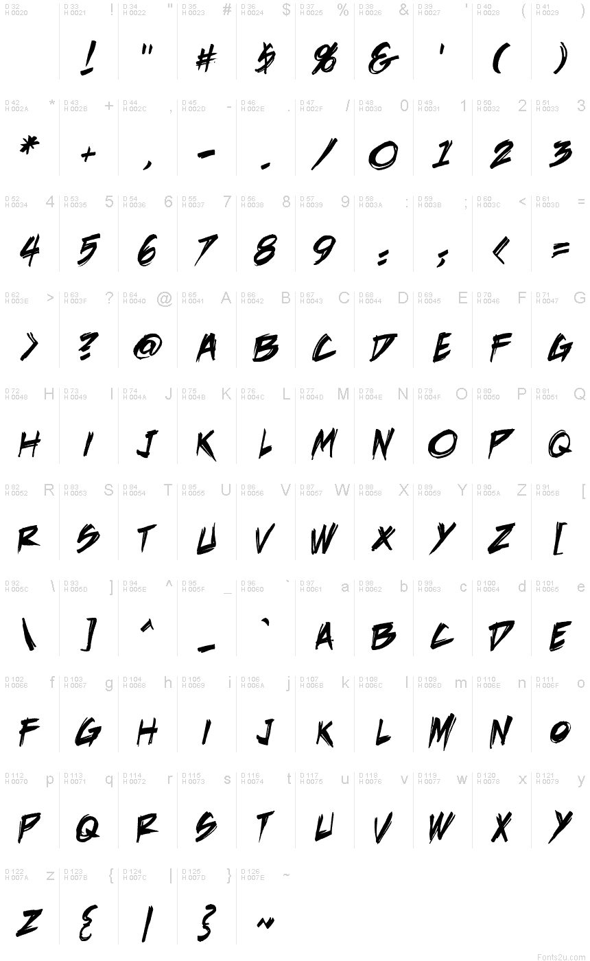 DeathRattle BB Font