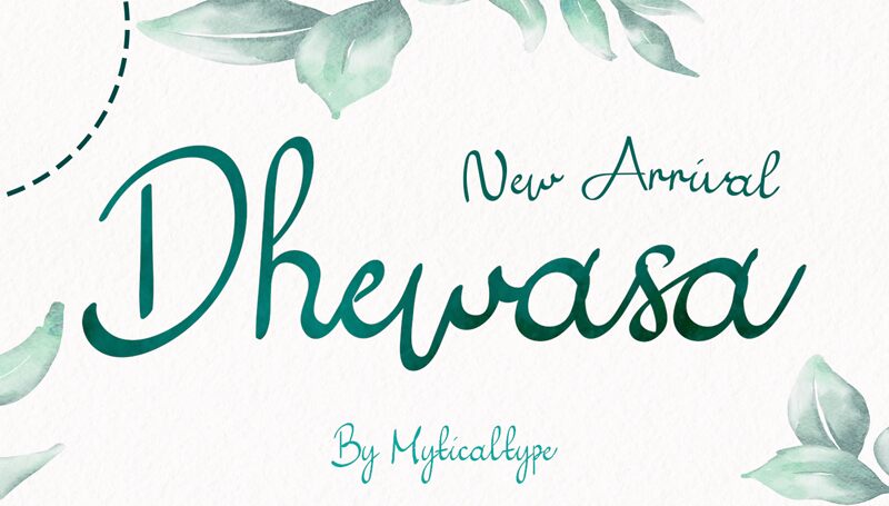 Dhewasa Schriftart