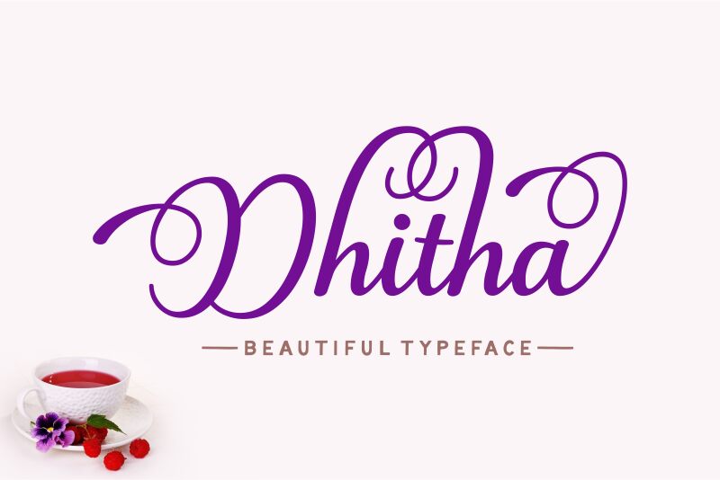 Dhitha Schriftart