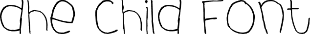 dhe child font