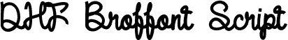 DHF Broffont Script