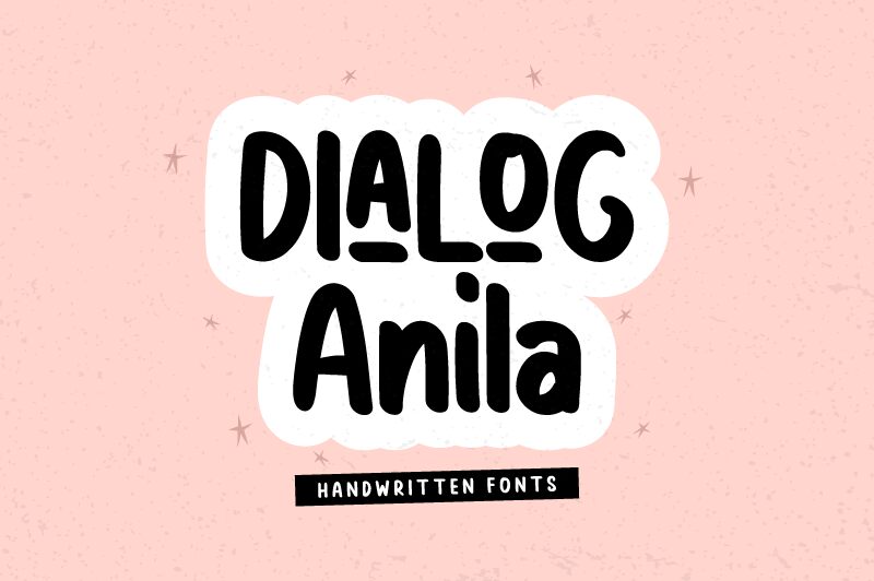 Dialog Anila Schriftart