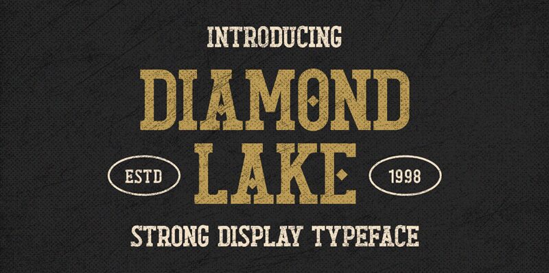 Diamond Lake Schriftart