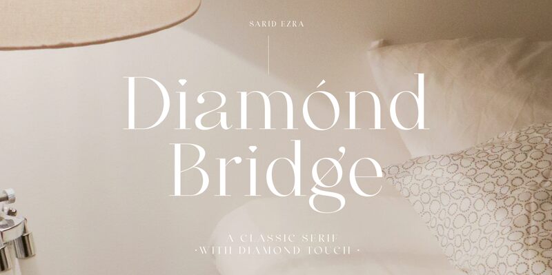 Diamond Bridge Schriftart