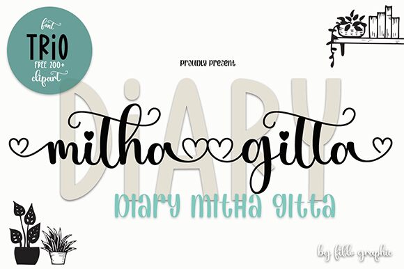 Diary Display Czcionka