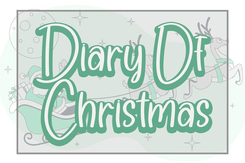 Diary Of Christmas Fonte