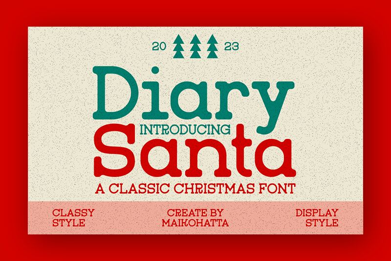 Diary Santa Carattere