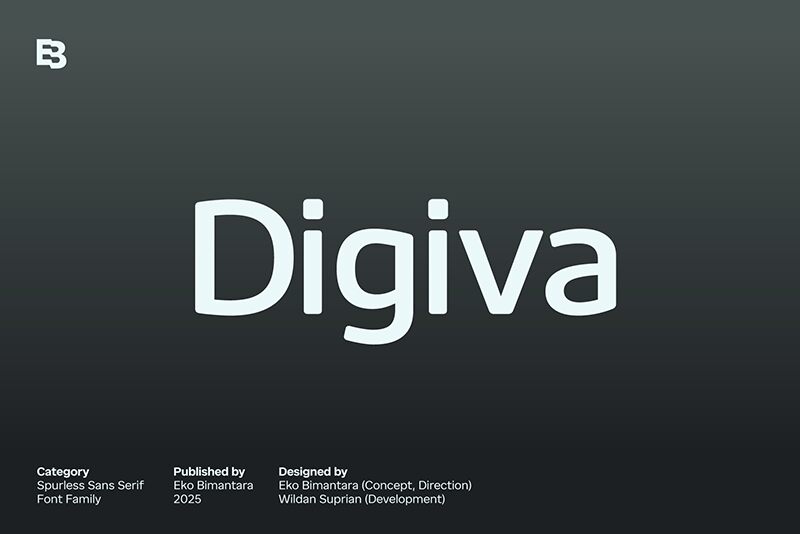 Digiva Schriftart