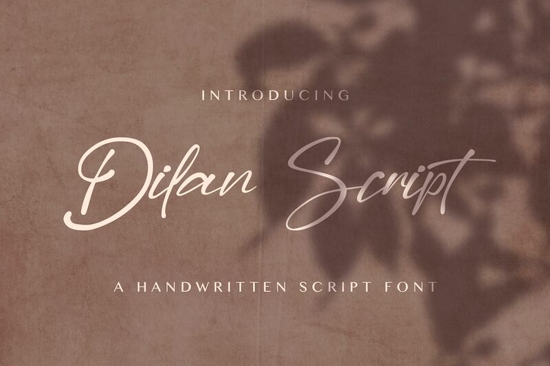 Dilan Script Carattere