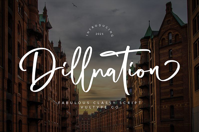 Dillnation Schriftart