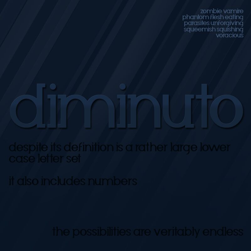 Diminuto Czcionka