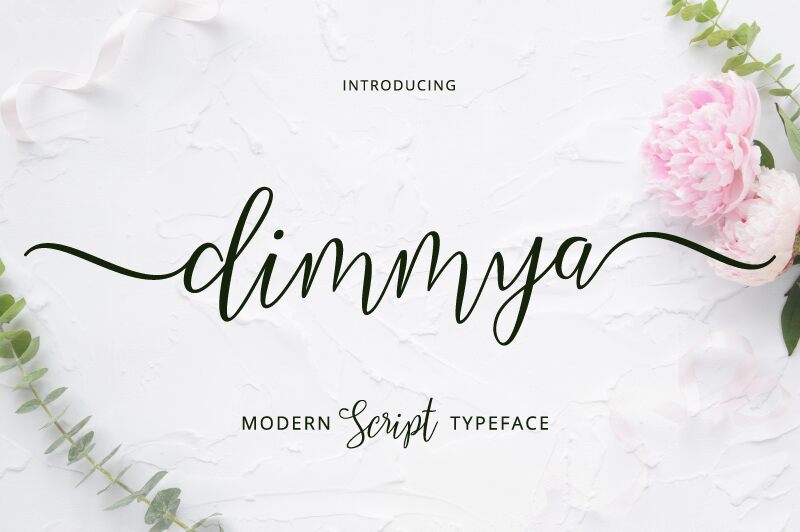 dimmya Schriftart