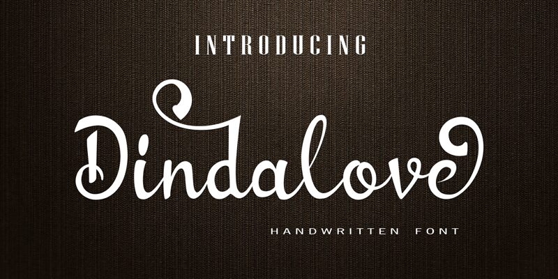 Dindalove Schriftart