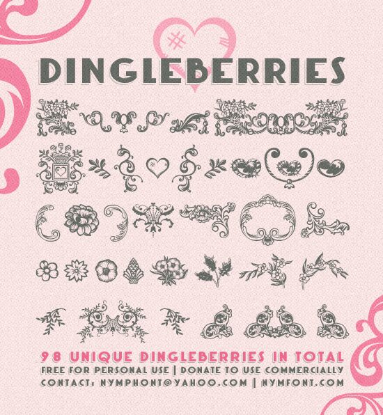 Dingleberries Czcionka