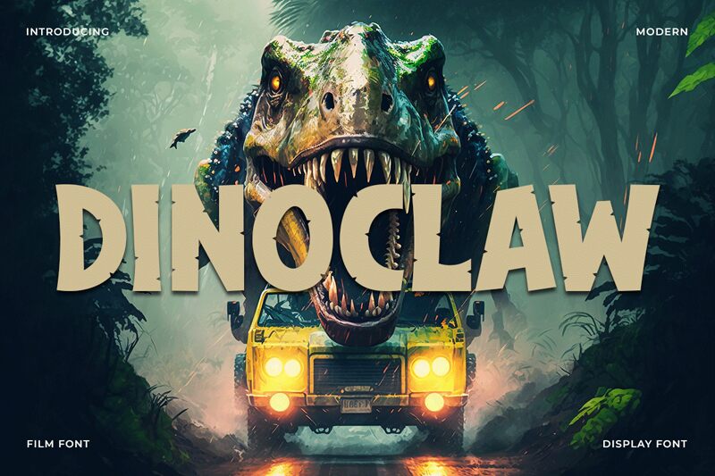 Dinoclaw Font