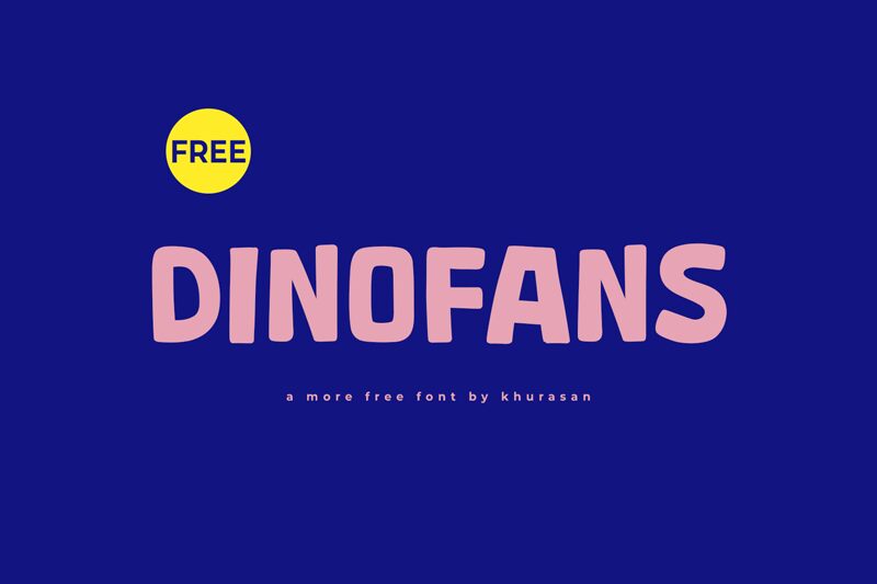 Dinofans Шрифт