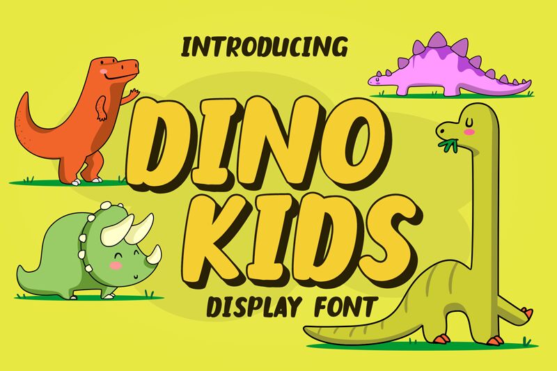 Dino Kids Druh písma