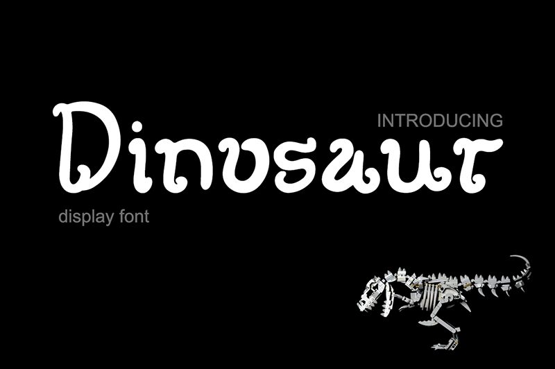 Dinosaur Schriftart