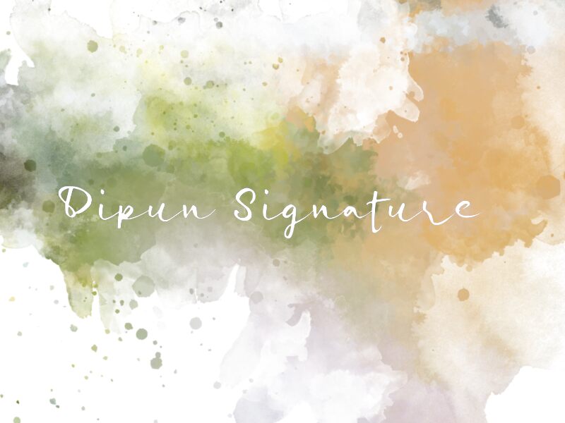 d Dipun Signature Fuente