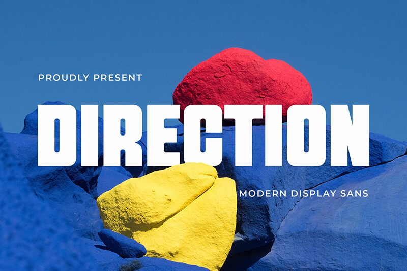 Direction Schriftart