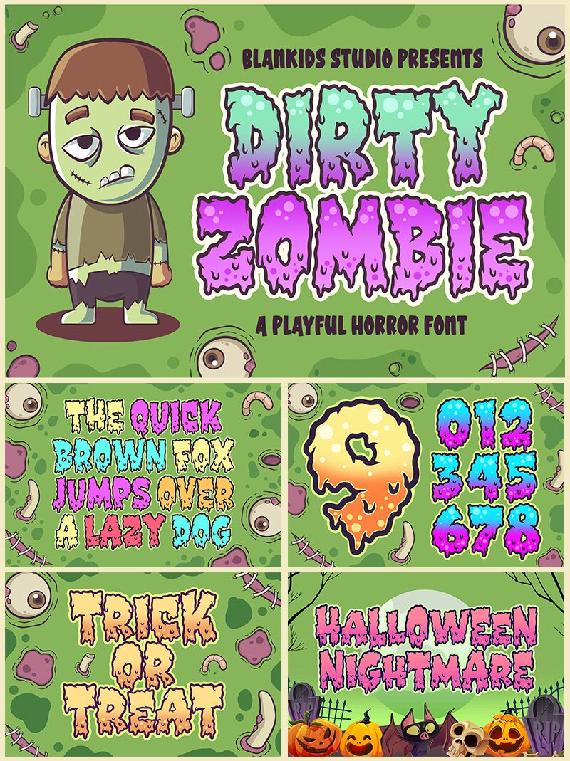 Dirty Zombie Schriftart